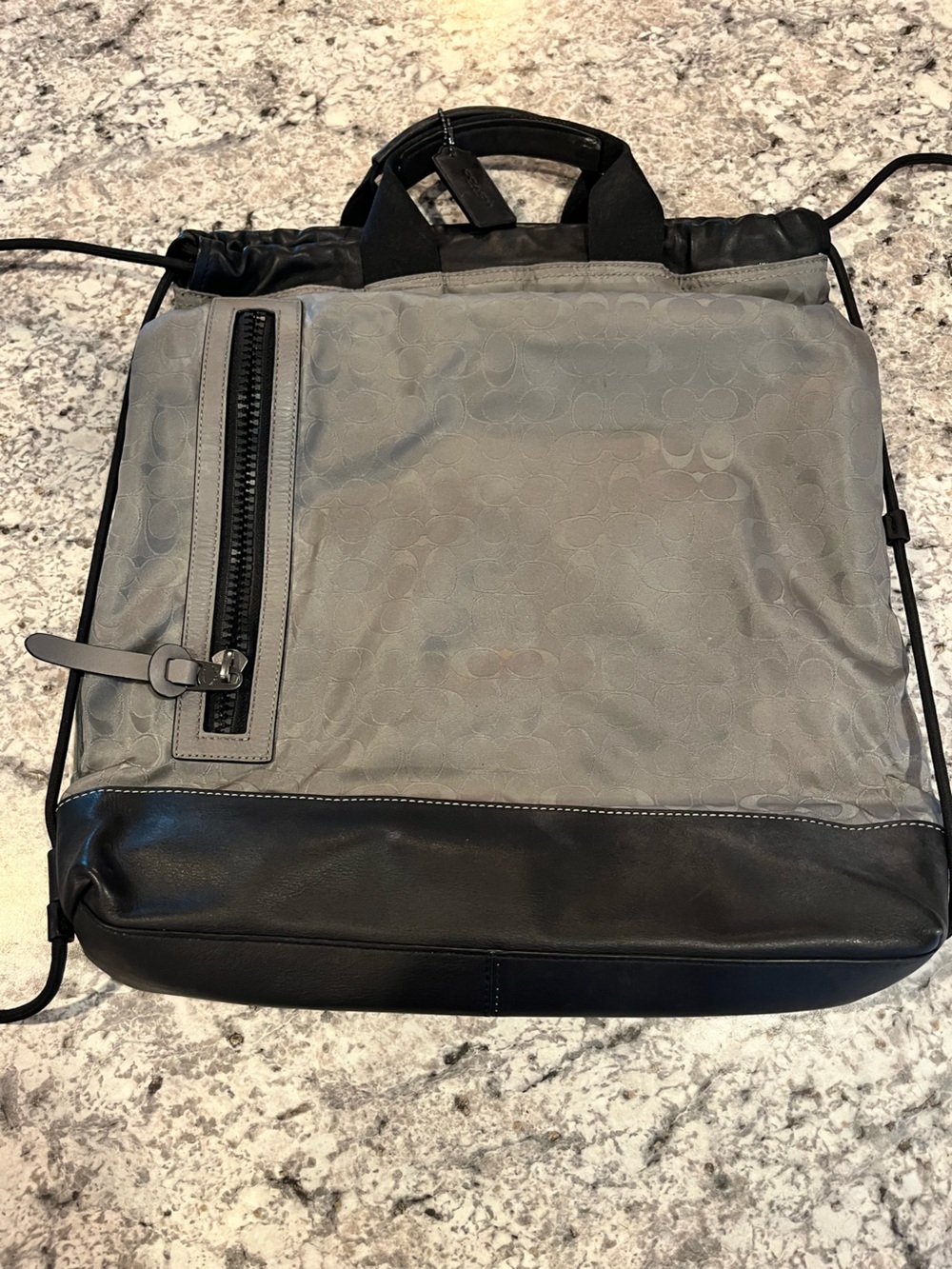 Coach Signature Drawstring Backpack - Picture 16 of 17